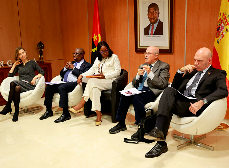 mesa redonda aniversário visita Reis de Espanha a Angola-UNIC-5