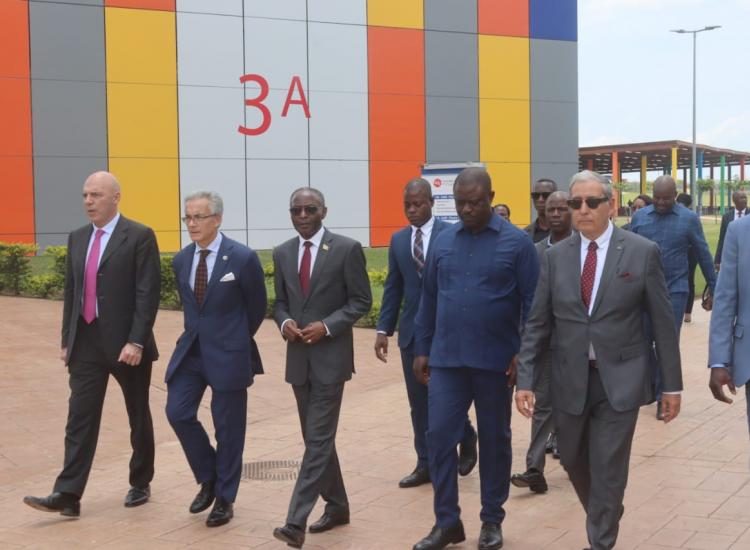 visita do ex-vice-presidente de Angola, o Dr. Bornito de Sousa