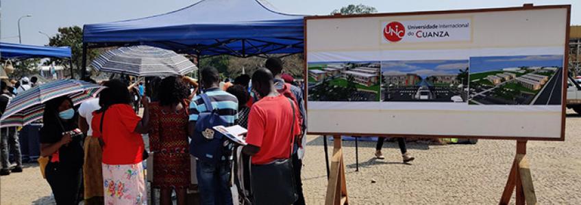 A Universidade Internacional do Cuanza, participa da feira de exposição do agro-negócio na cidade do Cuito