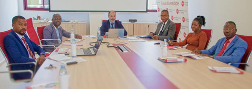 O Reitor da Universidade Europeia do Atlántico Dr Rúben Calderón realiza visita de trabalho à UNIC