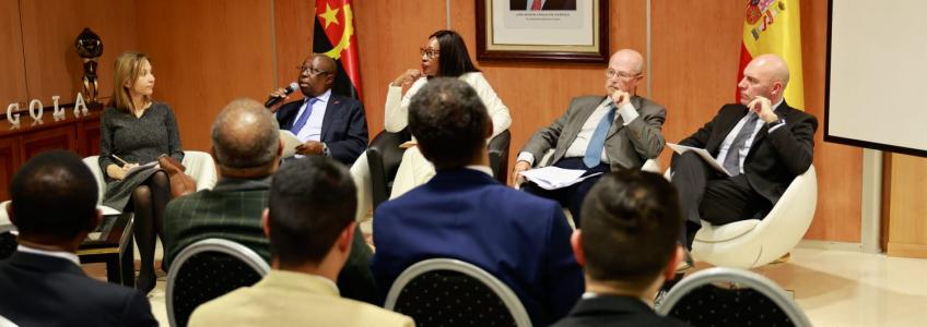 mesa redonda aniversário visita Reis de Espanha a Angola-UNIC