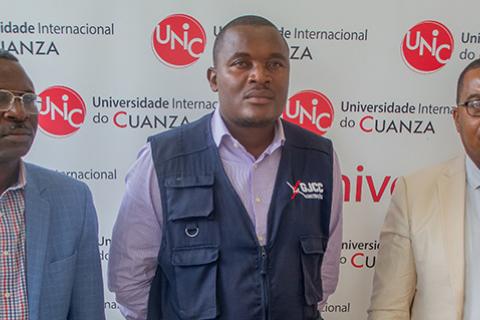 Visita do Presidente da Câmara do Comércio, Agro-pecuária e Indústria do Bié (CCAIB) na UNIC impulsiona cooperação