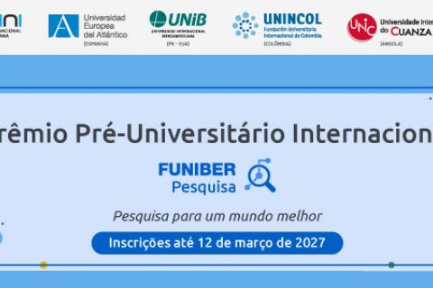 Prêmio Internacional Pré-Universitário FUNIBER Pesquisa.